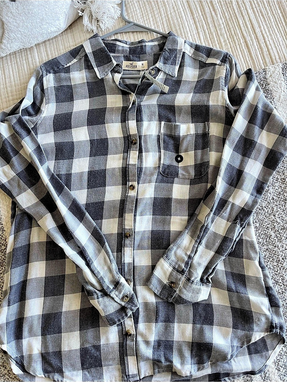 Hollister Plaid Button Down Flannel